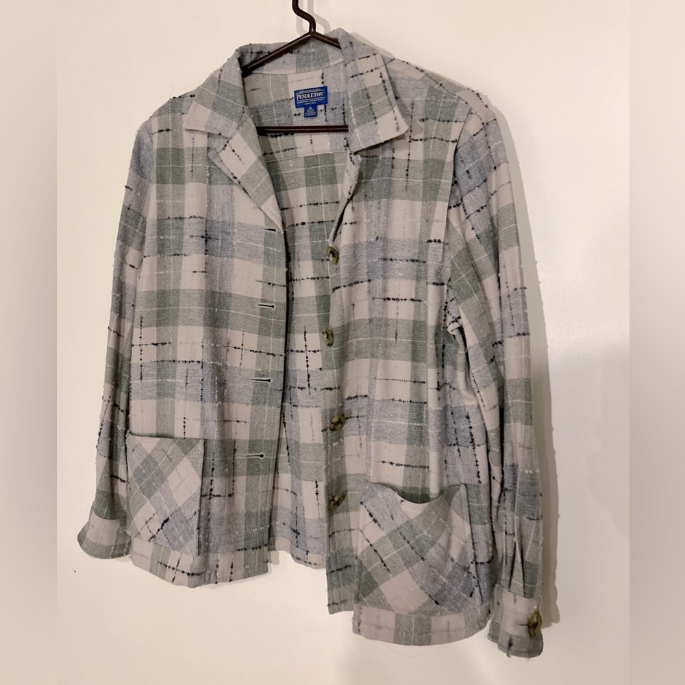 Pendleton Plaid Wool Blazer/Jacket - image 2